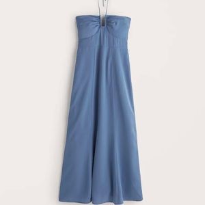 Abercrombie Halter Maxi Dress - Blue